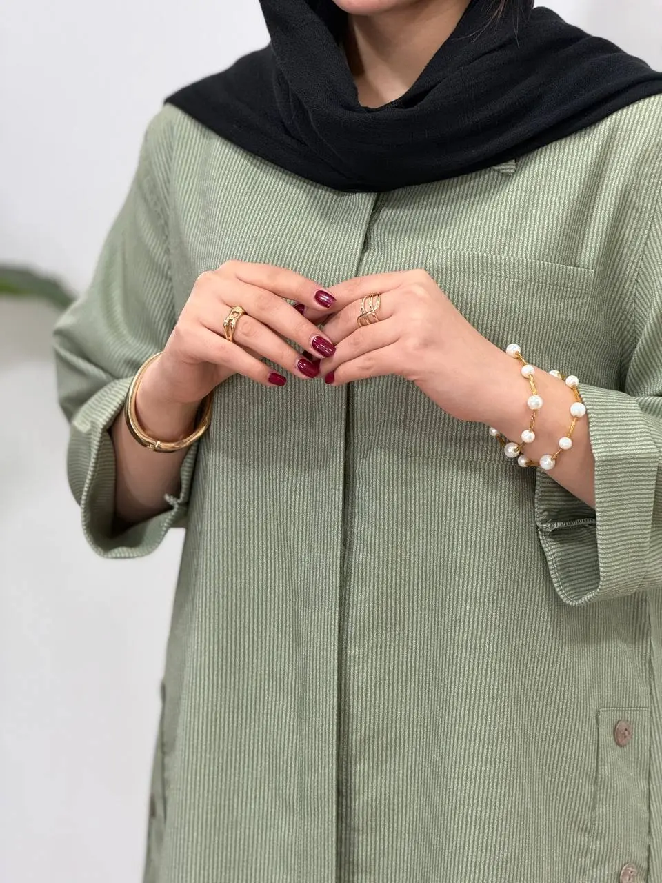 مانتو دکمه دار آیسو یکتا